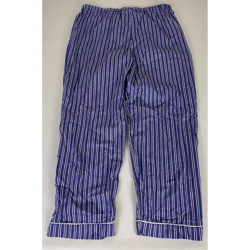 Harry Potter Pottery Barn Teen‎ Pajama Pants Boys Size Medium Striped Blue White